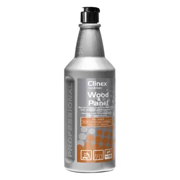 Clinex Wood &amp; Panel, 1 litru, detergent lichid, concentrat, pt. curatare parchet si suprafete lemn