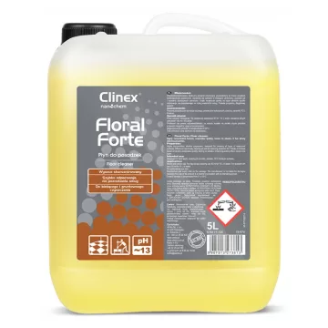 CLINEX Floral Forte, 5 litri, detergent lichid, concentrat, pentru curatare pardoseli
