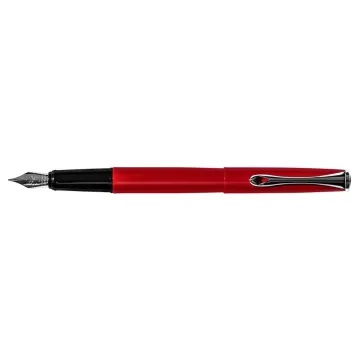 Stilou DIPLOMAT Esteem, cu penita B, din otel inoxidabil - red lacquer