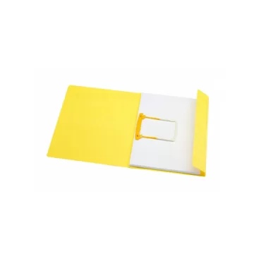 Dosar carton color cu alonja arhivare de mare capacitate, DJOIS Secolor - galben