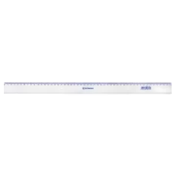 Rigla din plastic transparent, 50cm, DONAU