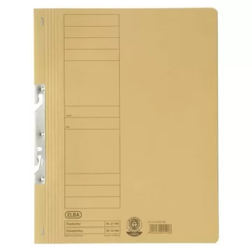 Dosar carton incopciat 1/1 ELBA Smart Line - galben