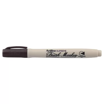 Carioca ARTLINE Supreme, varf flexibil (tip pensula) - maro inchis