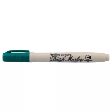 Carioca ARTLINE Supreme, varf flexibil (tip pensula) - verde inchis