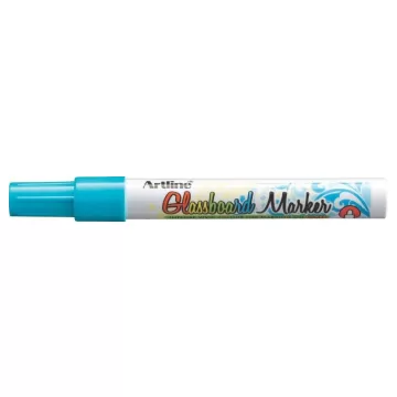 Marker pentru tabla de sticla ARTLINE Glassboard, varf rotund 2.0mm - bleu