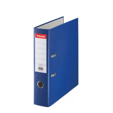 Biblioraft Esselte Economy, PP, partial reciclat, FSC, A4, 75 mm, albastru