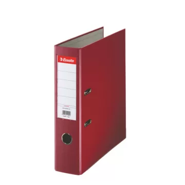 Biblioraft Esselte Economy, PP, partial reciclat, FSC, A4, 75 mm, visiniu