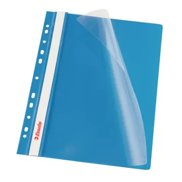 Dosar cu multiperforatii ESSELTE Vivida, PP, A4, 10 buc/set, albastru