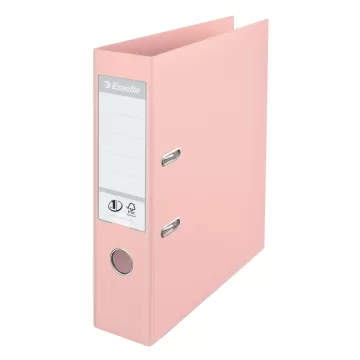 Biblioraft Esselte No.1 Power, PP/PP, partial reciclat, FSC, A4, 75 mm, culoarea piersicii