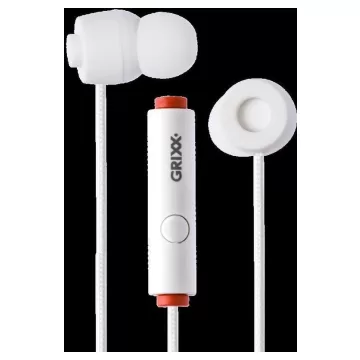 Casti GRIXX Optimum - cu microfon - albe