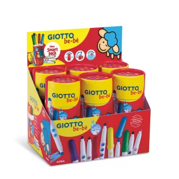 Carioca super lavabila, varf 5mm, 10 culori/tub, GIOTTO be-be