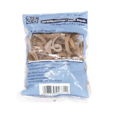Elastice pentru legat cabluri, 50g/cutie, D 32 x 4.0 x 1.2mm, ALCO