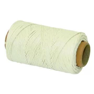 Sfoara ceruita, 220m, 100gr/ghem, rezistenta crescuta, Q-Connect - culoare alba