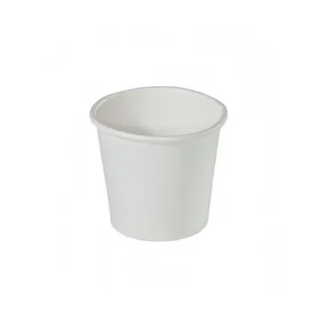 Pahare carton 118ml (4oz), 50 buc/set - albe