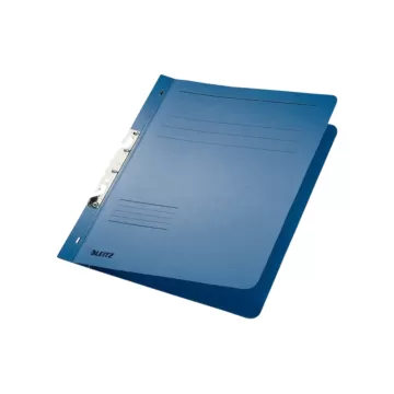 Dosar cu sina Leitz 1/1, carton, A4, incopciat, 170 coli, albastru