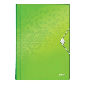 Mapa tip proiect LEITZ WOW, PP, A4, 250 coli, verde