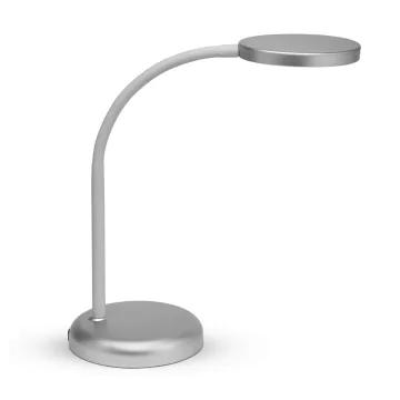 Lampa LED de birou, MAUL Joy - argintie