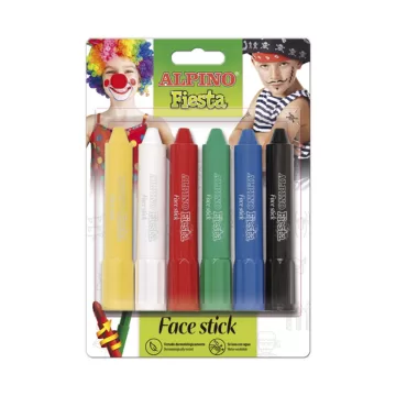 Creioane pentru machiaj, 5gr., 6 buc/set, ALPINO Fiesta