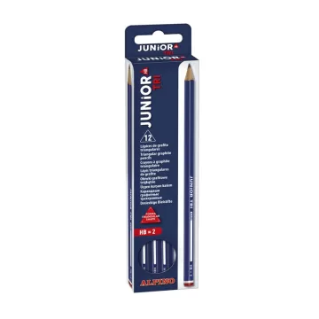 Creion cu corp triunghiular, ALPINO Tri - duritate HB