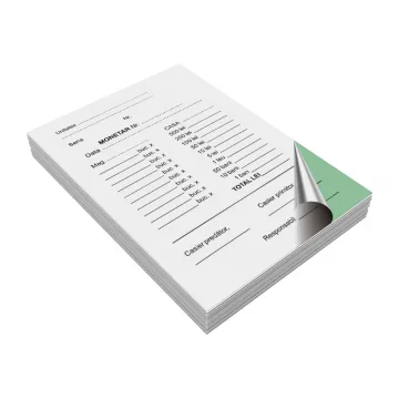 Monetar autocopiativ, format A6, 50 set/carnet