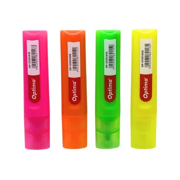 Textmarker varf lat 1-4mm, Optima 720 - 4 culori/set