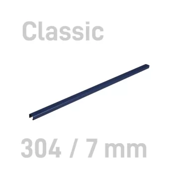 Sina metalica structura panzata, A4, 36-60 pag.( 7 mm) 10 buc/set, Metal -BIND OPUS - albastru