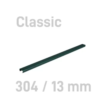 Sina metalica structura panzata, A4, 91-120 pag.(13 mm) 10 buc/set, Metal -BIND OPUS - verde