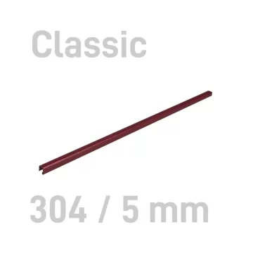 Sina metalica structura panzata, A4, 15-35 pag.( 5 mm) 10 buc/set, Metal -BIND OPUS - bordeaux