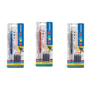 Roller cu cartus cerneala, + 4 rezerve/blister, CARIOCA Primary