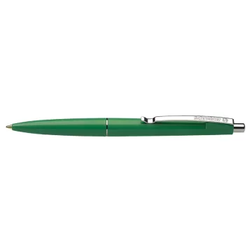Pix SCHNEIDER Office, clema metalica, corp verde - scriere verde