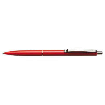 Pix SCHNEIDER K15, clema metalica, corp rosu - scriere rosie