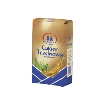 Zahar brun Diamant, din trestie de zahar, 1kg/punga