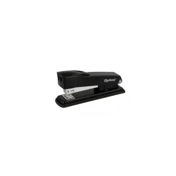 Capsator metalic, 30 coli, 136x58x40mm, capse 24/6, 26/6, 24/8, Optima MS30 - negru