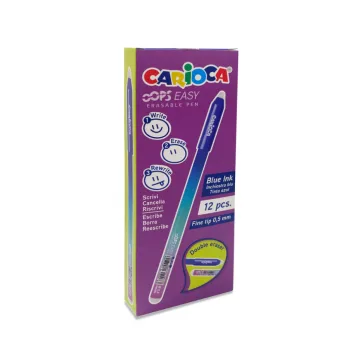 Pix cu radiera CARIOCA Oops Easy, albastru