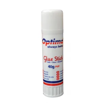 Lipici solid Optima, 40 gr., calitate PVP (garantie 5 ani)