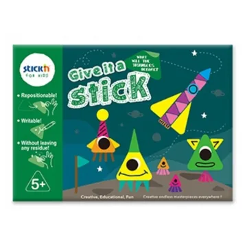 Carte creativa Stick'n Give it a Stick - triunghiuri (+5 ani)