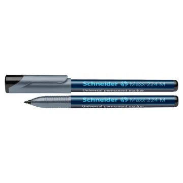 Universal permanent marker SCHNEIDER Maxx 224 M, varf 1mm - negru