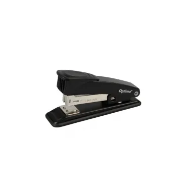 Capsator metalic, 25 coli, 116x54x34mm, capse 24/6, 26/6, 24/8, Optima MS25 - negru