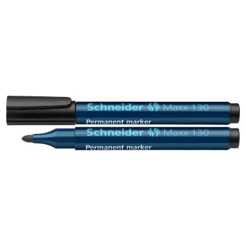 Permanent marker SCHNEIDER Maxx 130, varf rotund 1-3mm - negru