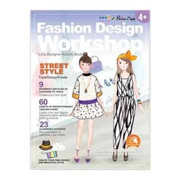Carte creativa Stick'n Little Designer Activity book - Street Style