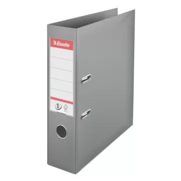 Biblioraft Esselte No.1 Power, PP/PP, partial reciclat, FSC, A4, 75 mm, gri