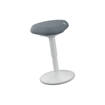Scaun ergonomic LEITZ Ergo, pozitie sezut/ in picioare, inaltime reglabila (47-64 cm), gri-pastel